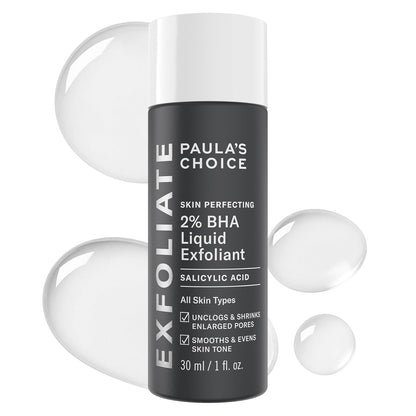 Paula'S Choice SKIN PERFECTING 2% BHA Liquid Exfoliant with Salicylic Acid, Facial Polish for Enlarged Pores, Wrinkles & Fine Lines, Suitable for Blackhead-Prone Skin, Fragrance-Free