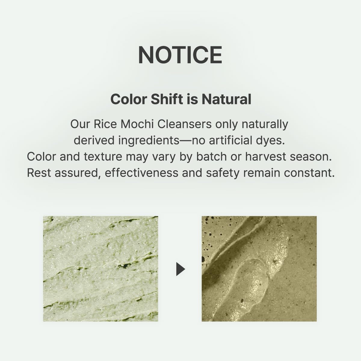 Korean Rice Mochi Face Cleanser - Face Wash, Gentle Scrub All in One for Deep Cleansing, Moisturizing, Pore Minimizing, Acne-Prone Skin, Removing Blackhead with Rice Water & Green Tea