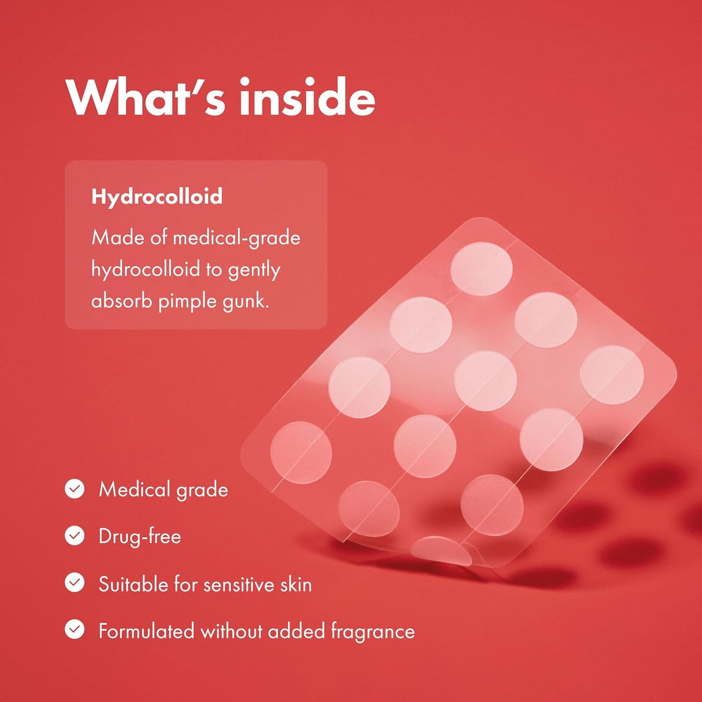 Original Patch from Hero Cosmetics – the #1 Hydrocolloid Acne Pimple Patch for Shrinking Zits and Whiteheads in 1 Use; Nighttime Spot Stickers for Face and Skin (72 Count)