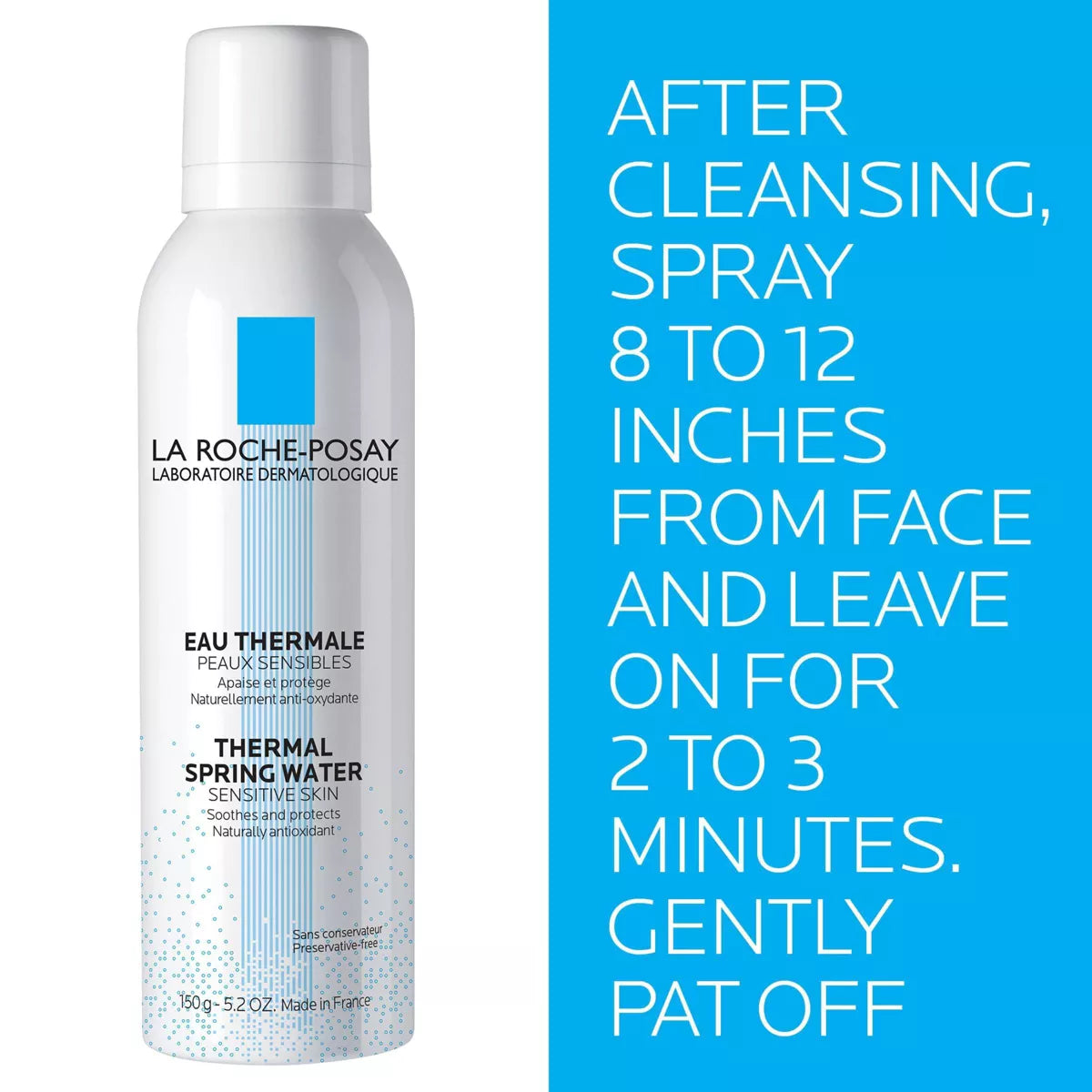 La Roche Posay Thermal Spring Water Face Spray for Sensitive Skin - 5.1 Fl Oz